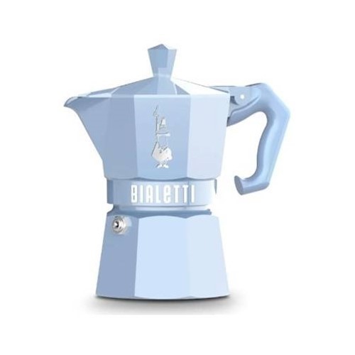 CAFETERA BIALETTI MOKA EXCLUSIVE 3TZAS LIGHT BLUE